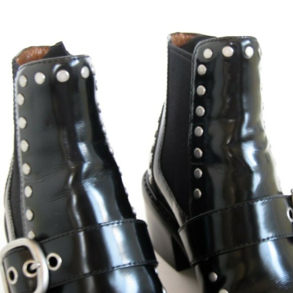 COACH  Spazzolato Leather Nora Chelsea Bootie With Studs Excellent condition - Picture 5 of 12